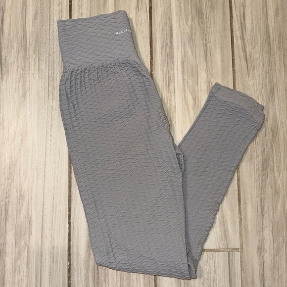 High-Waisted Gray Leggings - Picture 1 of 2
